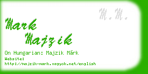 mark majzik business card